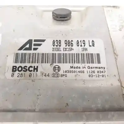 Second-hand car spare part ecu engine control for seat alhambra (7v9) auy oem iam references 038906019lq  1039s01466