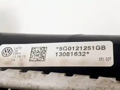 Автозапчастина б/у водяний радіатор для skoda superb (3v3) crlb посилання на oem iam 5q0121251gb  