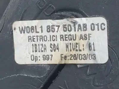 İkinci el araba yedek parçası sol ayna için seat ibiza (6l1) asy oem iam referansları 6l1857501ab  