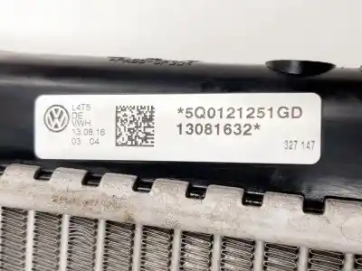 Second-hand car spare part water radiator for skoda superb (3v3) crlb oem iam references 5q0121251gd  