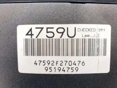 Peça sobressalente para automóvel em segunda mão quadrante por chevrolet captiva z22d1 referências oem iam 95194759  