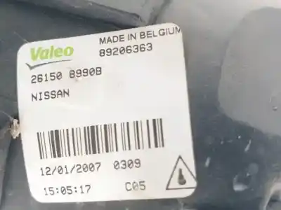Peça sobressalente para automóvel em segunda mão farol / projetor de nevoeiro direito por nissan note (e11e) hr16de referências oem iam 89206363  89210600