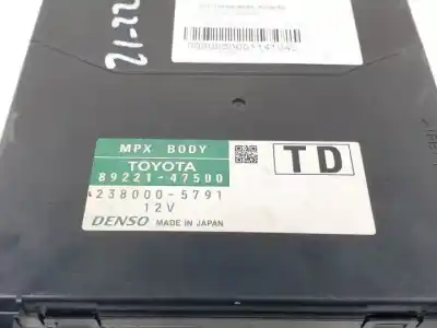 Автозапчастина б/у електронний модуль для toyota prius (zvw30) 2zr посилання на oem iam 8922147500  