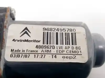 Second-hand car spare part right front window motor for citroen c4 picasso i monospace (ud_) 2.0 hdi 138 oem iam references 9682495780  