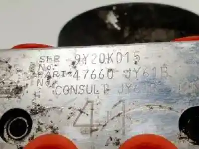 Peça sobressalente para automóvel em segunda mão abs por renault koleos m9r832 referências oem iam 47660jy61b  