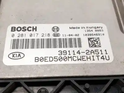 Second-hand car spare part ecu engine control for kia pro_cee´d (ed) d4fb oem iam references 0281017218  1039s46910