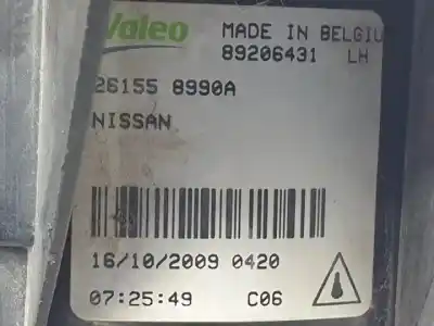 Автозапчасти б/у левая противотуманная фара за renault koleos m9r832 ссылки oem iam 261558990a  89206431