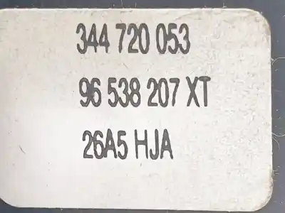 Pièce détachée automobile d'occasion commutateur d'éclairage pour peugeot 307 cc (s1) nfu(tu5jp4) références oem iam 96574698xt 344720053 96538207xt