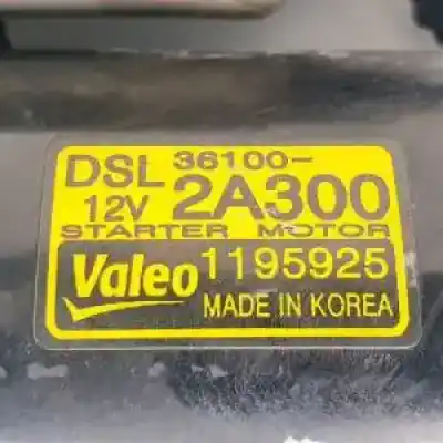 Peça sobressalente para automóvel em segunda mão motor de arranque por kia pro_cee´d (ed) d4fb referências oem iam 1195925  
