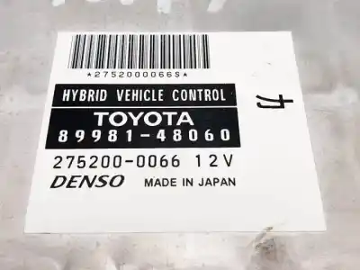 Автозапчастина б/у ебу контролер двигуна для lexus rx (mcu/gsu/mhu3) g/3mz-fe посилання на oem iam 2752000066  