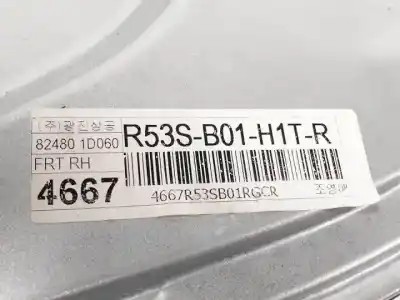 Автозапчасти б/у регулятор стекла переднего правого за kia carens (un) d4fb ссылки oem iam 824801d060  