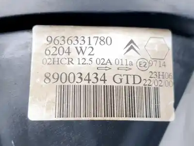 Recambio de automóvil de segunda mano de faro izquierdo para citroen saxo 1.5 d furio referencias oem iam 9636331780 89003434 