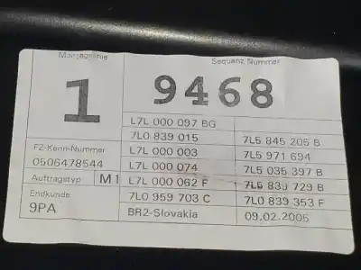 Автозапчасти б/у регулятор стекла заднего левого за porsche cayenne (typ 9pa) m4800 ссылки oem iam 7l0959795a  