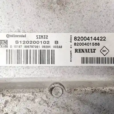 Second-hand car spare part ecu engine control for renault grand modus d4f740 oem iam references 8200414422  s120200102b