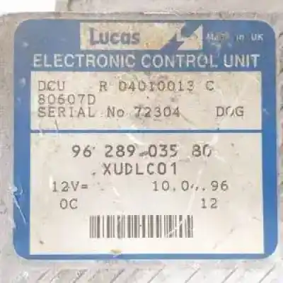 Second-hand car spare part ecu engine control for citroen evasion p8c oem iam references 9628903580  