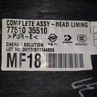 Автозапчасти б/у внутренняя крыша за ssangyong tivoli 173910 ссылки oem iam 7751035510  