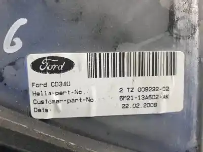 Автозапчасти б/у внутренний левый задний фонарь за ford s-max (ca1) aowa ссылки oem iam 6m2113a602ak  