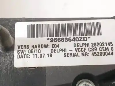 Second-hand car spare part multifunction switch for citroen c5 berlina rhf oem iam references 96663640zd  