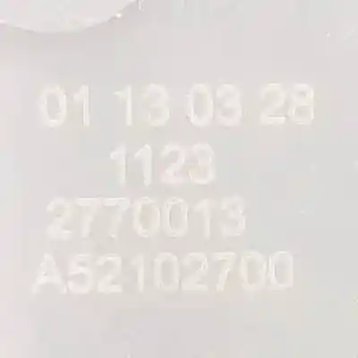 Автозапчастина б/у стійкість на нагревання для dacia dokker k9kc6 посилання на oem iam 2770013  