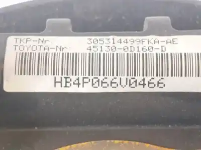 Peça sobressalente para automóvel em segunda mão airbag dianteiro esquerdo por toyota yaris (ksp9/scp9/nlp9) 2szfe referências oem iam 451300d160d  