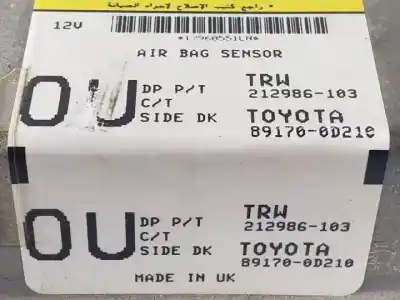 Pièce détachée automobile d'occasion boitier de commande d'airbag pour toyota yaris (ksp9/scp9/nlp9) 2szfe références oem iam 212986103  