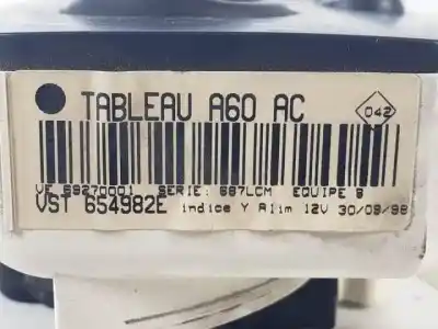 Second-hand car spare part heating / air conditioning control panel for renault clio ii fase i (b/cbo) d7f720 oem iam references 69270001  