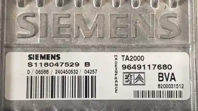 Peça sobressalente para automóvel em segunda mão unidade de controle automática da caixa de câmbio por peugeot 307 cc (s1) 2.0 referências oem iam s118047529b 8200031512 9649117680