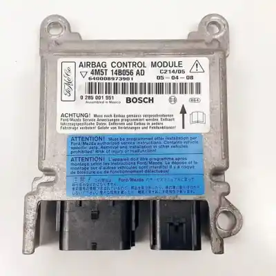 Second-hand car spare part airbag control unit for ford focus c-max (cap) d-g8da oem iam references 4m5t14b056ad