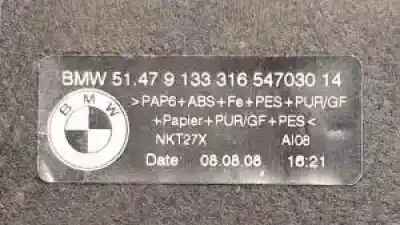 Second-hand car spare part parcel shelf for bmw x6 (e71, e72) xdrive 50 i oem iam references 51479133316  