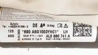 Автозапчастина б/у передня ліва подушка безпеки для audi q7 (4l) cas посилання на oem iam 4l0880741a  