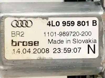 Автозапчастина б/у регулятор вікна передній лівий для audi q7 (4l) cas посилання на oem iam 4l0959801b  