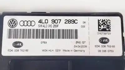 Автозапчастина б/у модуль комфорт для audi q7 (4l) cas посилання на oem iam 4l0907289c  