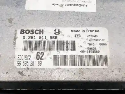 Tweedehands auto-onderdeel ecu motorcontroller voor citroen c8 rhm oem iam-referenties 0281011968  9646850580