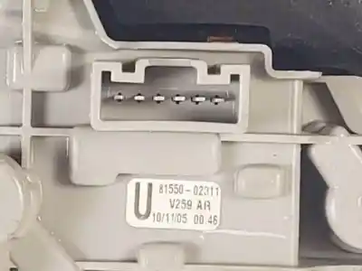 Second-hand car spare part right tailgate light for toyota corolla (e12) 4zzfe oem iam references 8155002311  