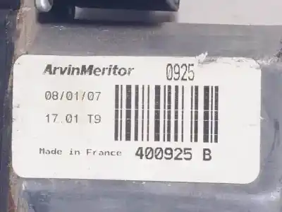 Second-hand car spare part driver left window regulator for nissan note (e11e) hr16de oem iam references 400925b  