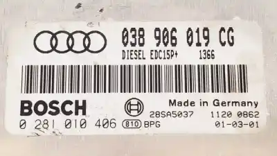 Second-hand car spare part ecu engine control for audi a4 berlina (8e) awx oem iam references 0281010406  