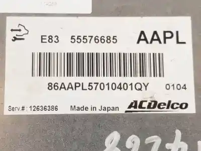Second-hand car spare part ecu engine control for opel corsa d a12xer oem iam references 12636386  