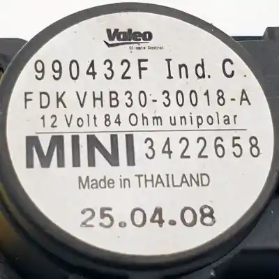 Автозапчасти б/у мотор открывания люков кондиционера за mini mini (r56) g/n12b14a ссылки oem iam 3422658  vhb3030018a