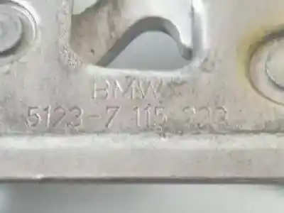 Peça sobressalente para automóvel em segunda mão fechadura do capô por bmw serie 3 cabrio (e93) n53b30a referências oem iam 51237115229  