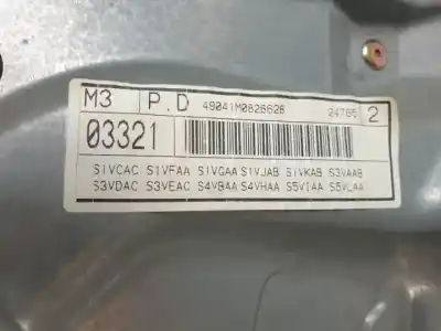 Second-hand car spare part rear right window regulator for seat leon (1m1) d-asv oem iam references 1m0826628  