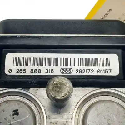 Second-hand car spare part abs for renault clio ii fase ii (b/cb0) g-d4f712 oem iam references 0265800316  8200229137