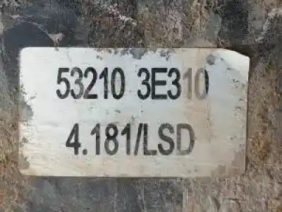 Second-hand car spare part rear axle for kia sorento (bl) d4cb oem iam references 532103e310  