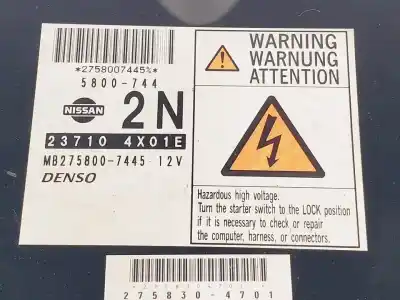 Recambio de automóvil de segunda mano de centralita motor uce para nissan pathfinder (r51) 2.5 dci diesel cat referencias oem iam mb2758007445 2758304701 23704x01e