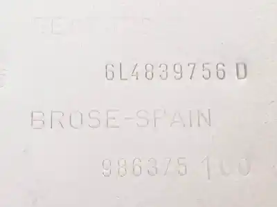 Автозапчастина б/у регулятор скла заднього правого для seat ibiza (6l1) d-atd посилання на oem iam 6l4839752ah  