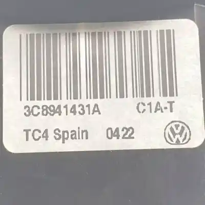 Second-hand car spare part headlights switch for vw eos (1f7, 1f8) 2.0 tdi oem iam references 3c8941431a  