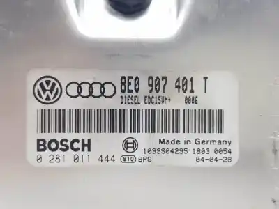 Автозапчастина б/у ебу контролер двигуна для audi a4 cabrio (8h) bdg посилання на oem iam 0281011444  
