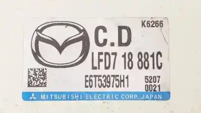 Автозапчастина б/у ебу контролер двигуна для mazda 5 berl. (cr) lf посилання на oem iam lfd718881c  