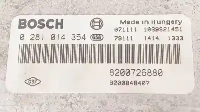 Second-hand car spare part ecu engine control for renault laguna iii m9r742 oem iam references 0281014354  1039s21451