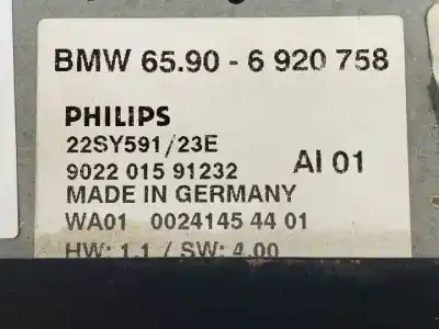 Second-hand car spare part gps navigation system for bmw x5 (e53) m57-306d1 oem iam references 65906920758  902201591232