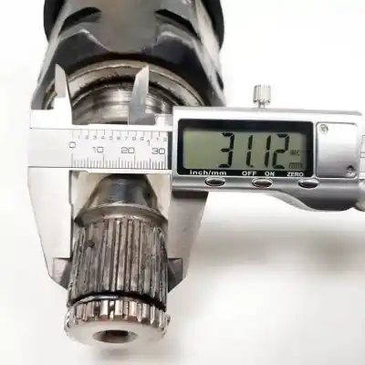 Автозапчастина б/у передня ліва трансмісія для toyota rav 4 (a3) 2adfhv посилання на oem iam da51l  